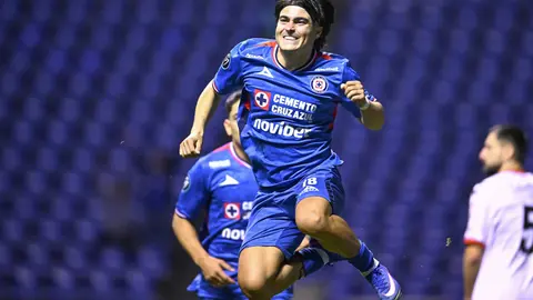 Luka Romero festeja su primer gol ante Vancouver FC | MEXSPORT