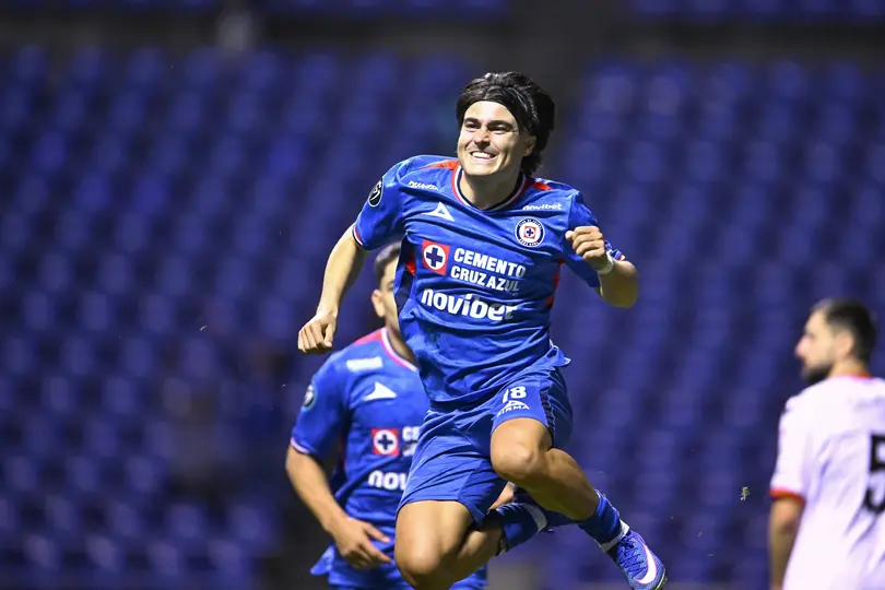 Luka Romero festeja su primer gol ante Vancouver FC | MEXSPORT