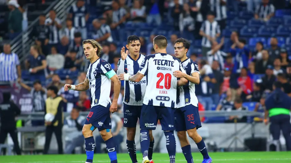 Festejo de Rayados en la Concachampions ante Xelajú | Imago7