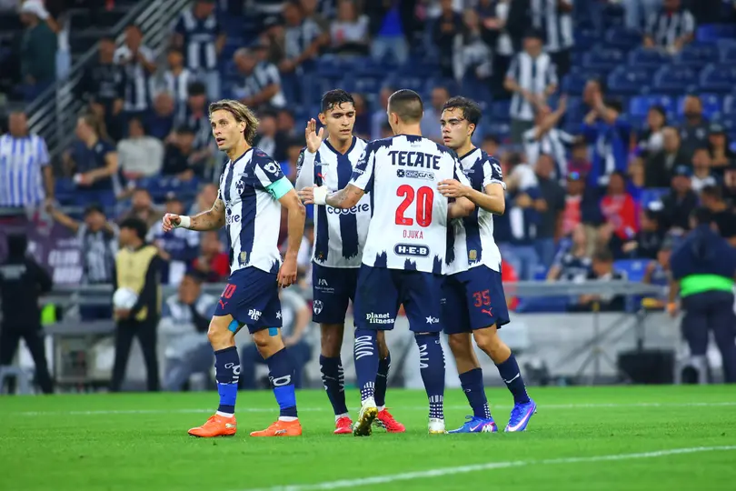 Festejo de Rayados en la Concachampions ante Xelajú | Imago7