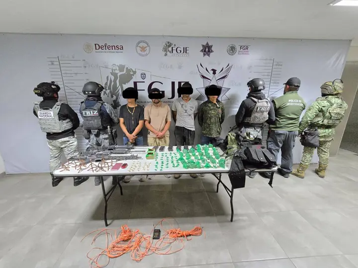 Tras el ataque en Zacatecas, fueron detenidas 4 personas con armas y drogas / Especial