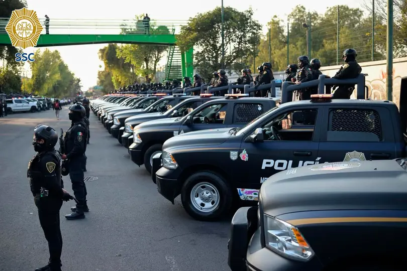 Más de mil patrullas y 35 motocicletas se suman a la vigilancia en las 16 alcaldías / FB: @PoliciaCDMX