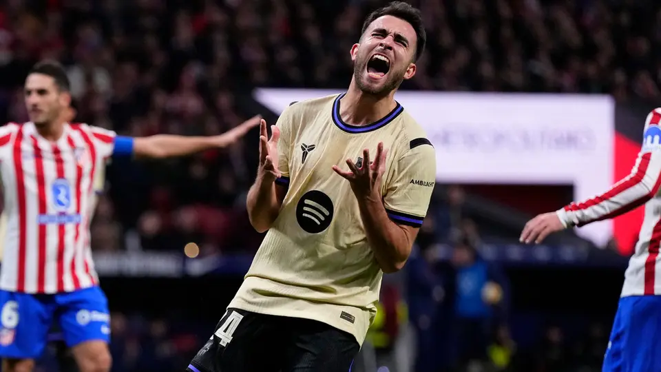 Eric García explota contra el arbitraje tras goleada ante Atlético de Madrid: 'Es una vergüenza'