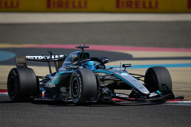 Russell en la pretemporada de la F1 | AP