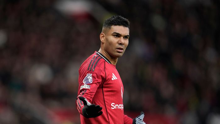 Casemiro en un partido del Manchester United | AFP