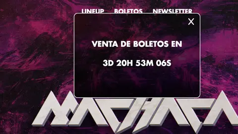 La venta de boletos será en tres días por medio de su página web / Especial