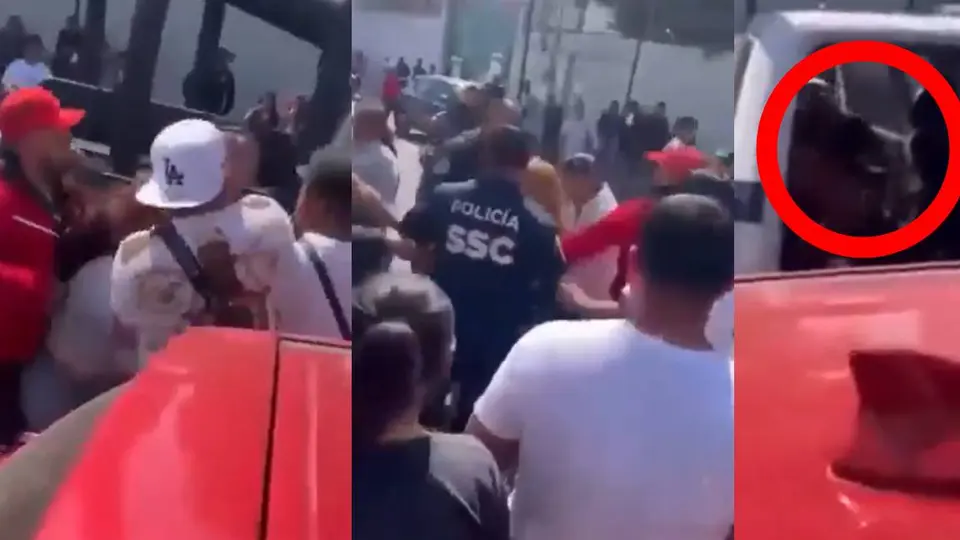 El presunto agresor fue golpeado y estuvo a punto de ser linchado/X: @JJDiazMachuca