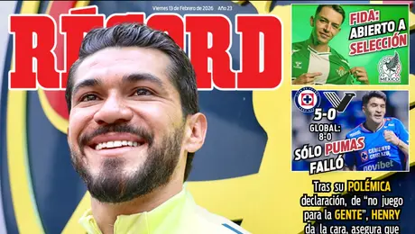 Portada RÉCORD 13 febrero 2026