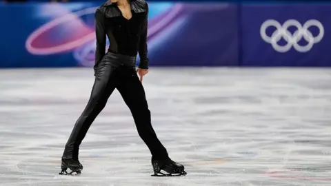 Carrillo tuvo una gran actuación en la final del patinaje artístico |  AP
