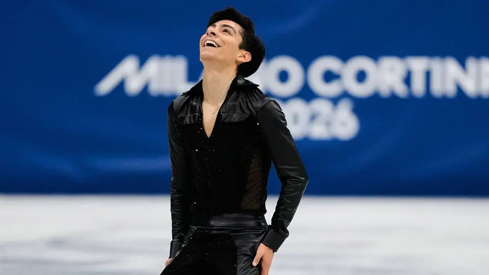Carrillo tuvo una gran actuación en la final del patinaje artístico |  AP