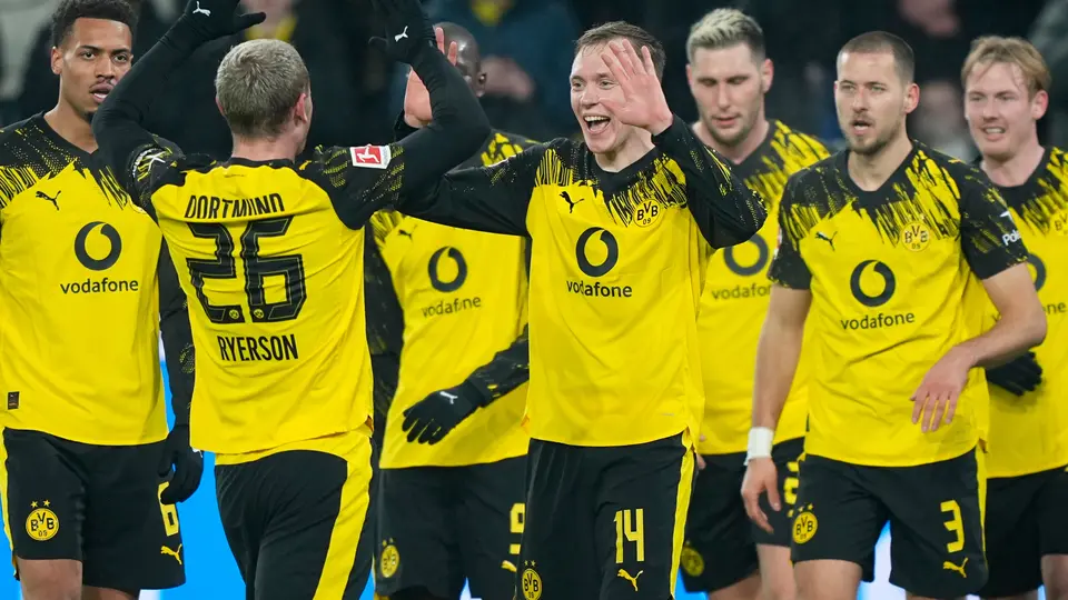 ¡Aplastante! Borussia Dortmund goleó a Mainz en el inicio de la Jornada 22 de la Bundesliga