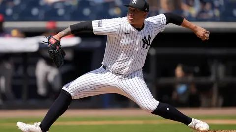 Víctor González con los Yankees I AP