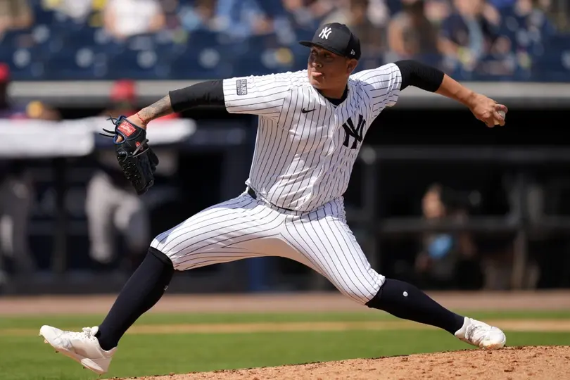 Víctor González con los Yankees I AP
