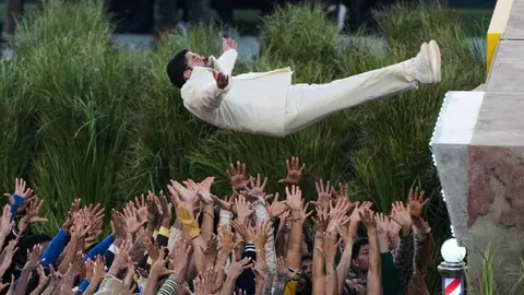 El show de medio tiempo de Bad Bunny en el Super Bowl LX sigue dando de qué hablar/AP