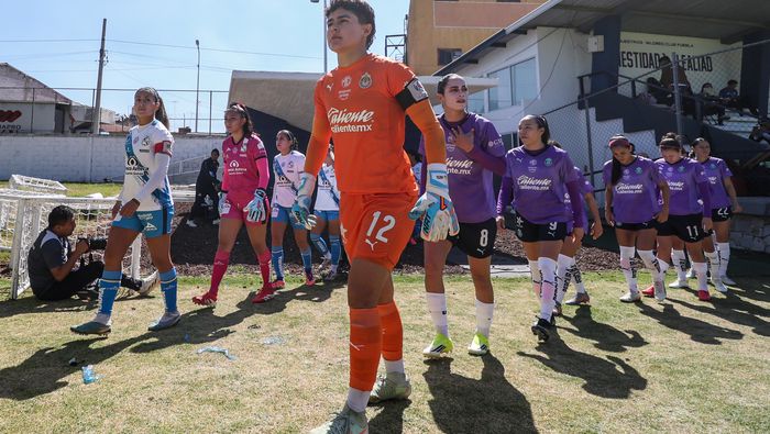 Jugadoras de Puebla y Chivas en las instalaciones del Estadio Club Alpha | IMAGO 7