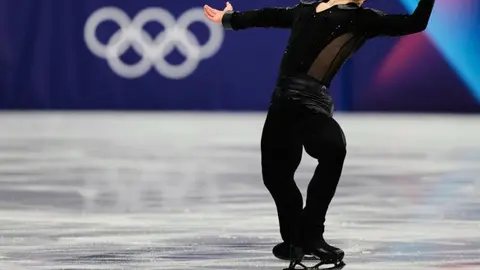 Carrillo tuvo una gran actuación en la final del patinaje artístico |  AP