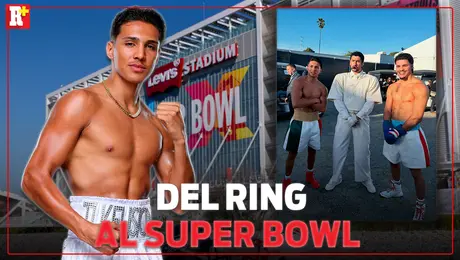 EMILIANO VARGAS, EL BOXEADOR MEXICANO QUE APARECIÓ EN EL MEDIO TIEMPO DEL SUPER BOWL