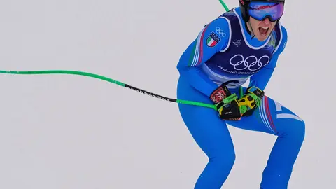 Brignone regresó tras una fuerte lesión | AP
