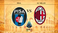 Serie A:¿Cuándo y dónde ver el Pisa vs AC Milan? EN VIVO