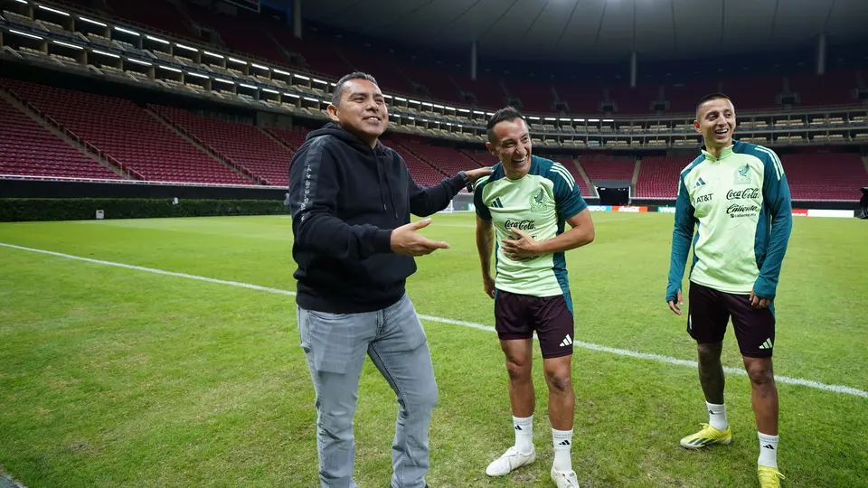 'Ramoncito' junto a los seleccionados nacionales | Imago7