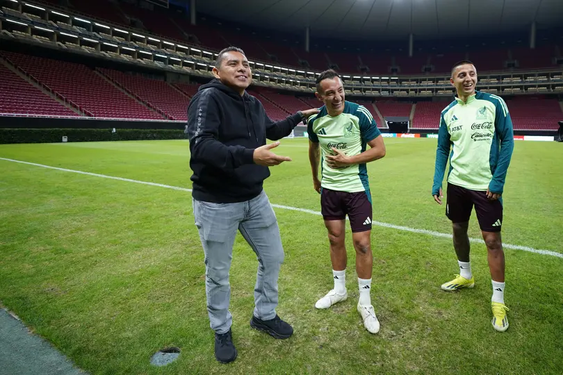 'Ramoncito' junto a los seleccionados nacionales | Imago7