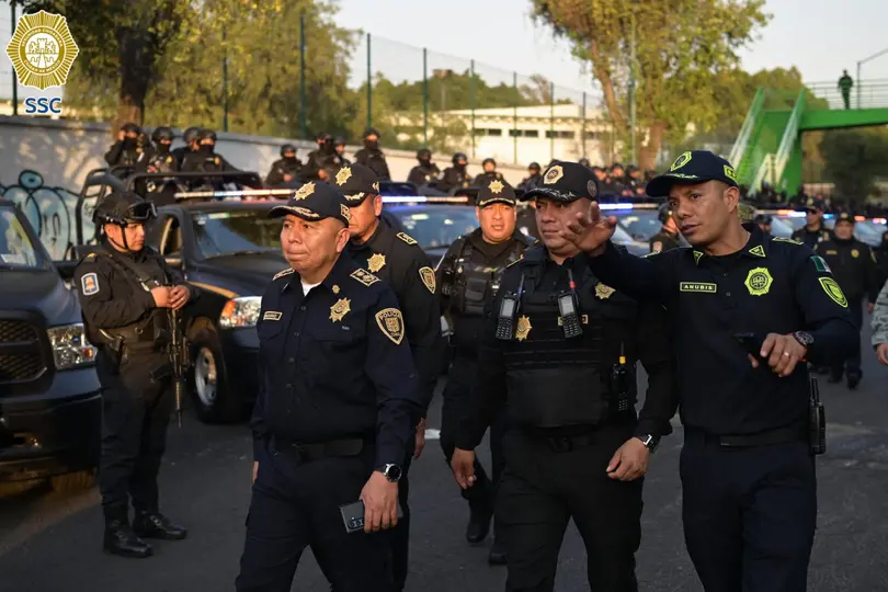 Las autoridades capitalinas desplegará más de 14 mil policías para reforzar el Día de los Enamorados / FB: @PoliciaCDMX