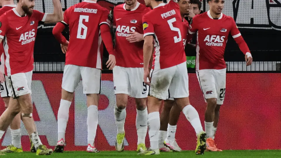 Equipo del AZ Alkmaar en la Conference League | AP
