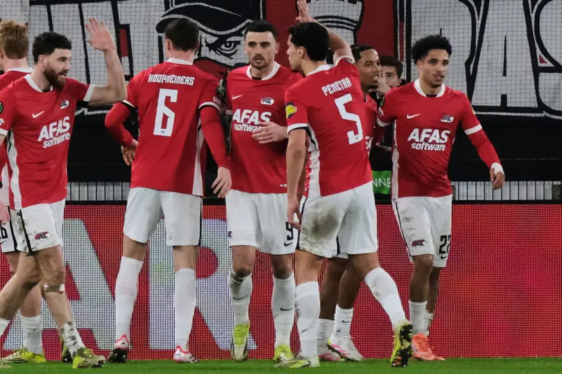 Equipo del AZ Alkmaar en la Conference League | AP