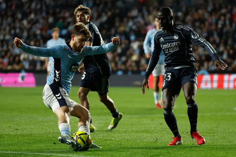 Ferland Mendy del Real Madrid en un partido de LaLiga vs Celta de Vigo | AP