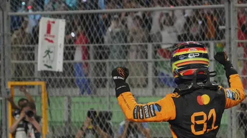 Oscar Piastri en el Gran Premio de Arabia Saudita en 2025 | AP