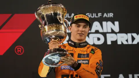 Oscar Piastri en el Gran Premio de Bahréin en 2025 | AP