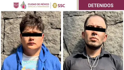 Sujetos detenidos. / SSC