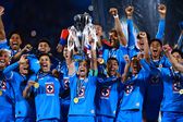 Jugadores de Cruz Azul en celebración de la Copa de Campeones Concacaf 2025 | MEXSPORT