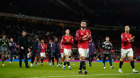 Bruno Fernandes tras finalizar el encuentro l AP