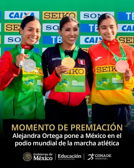 Medalla de plata para Alejandra Ortega l X:conadeoficial