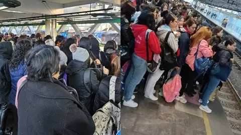 Los retrasos, alta afluencia y viajes largos se espera que continúen varios días más/X: @JaimeRzGme2