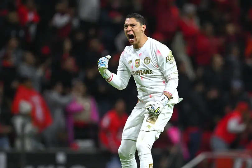 Hugo González celebra el gol ante San Luis l MEXSPORT
