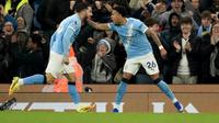 Jugadores de Manchester City en celebración contra Crystal Palace en la Premier League | AP