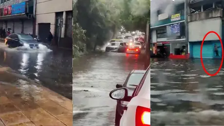 VIDEOS: Fuertes lluvias provocan caos, inundaciones y ponen en Alerta Roja a la CDMX