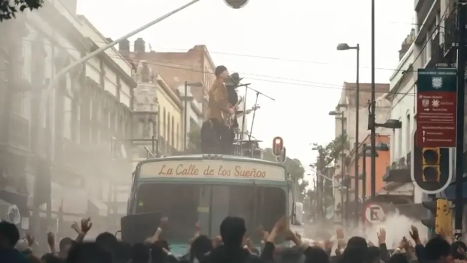 Los músicos estaban filmando el videoclip de “Street of Dreams”, una nueva canción inédita / Especial