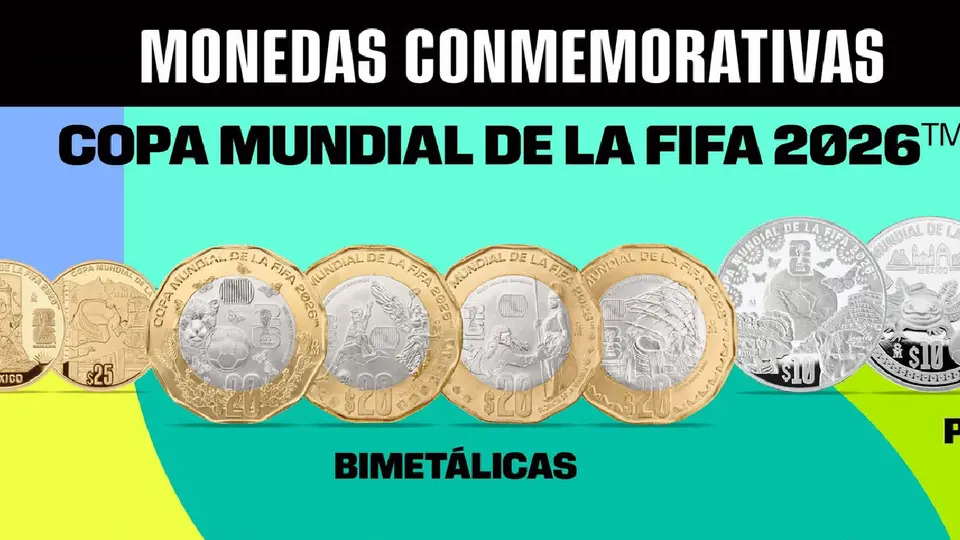 ¿Cuándo salen las monedas conmemorativas del Mundial 2026? Esta es la fecha que dio Banxico