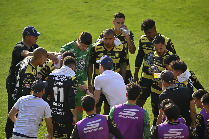 Esteban Solari en el partido de Pachuca contra Pumas en el Clausura 2026 de la Liga MX | IMAGO 7