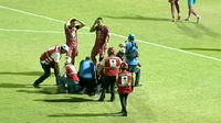 Momento de atención a Romario da Silva de Motagua | CAPTURA DE PANTALLA