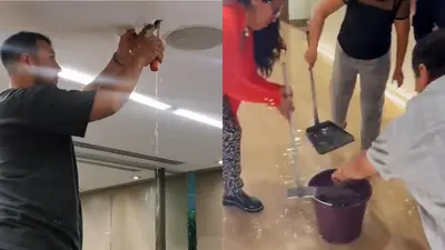 VIDEOS: Senado y Congreso CDMX se inundan tras fuertes lluvias pese a millonarias remodelaciones