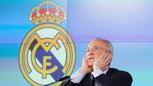 Florentino Pérez en conferencia de prensa | AP