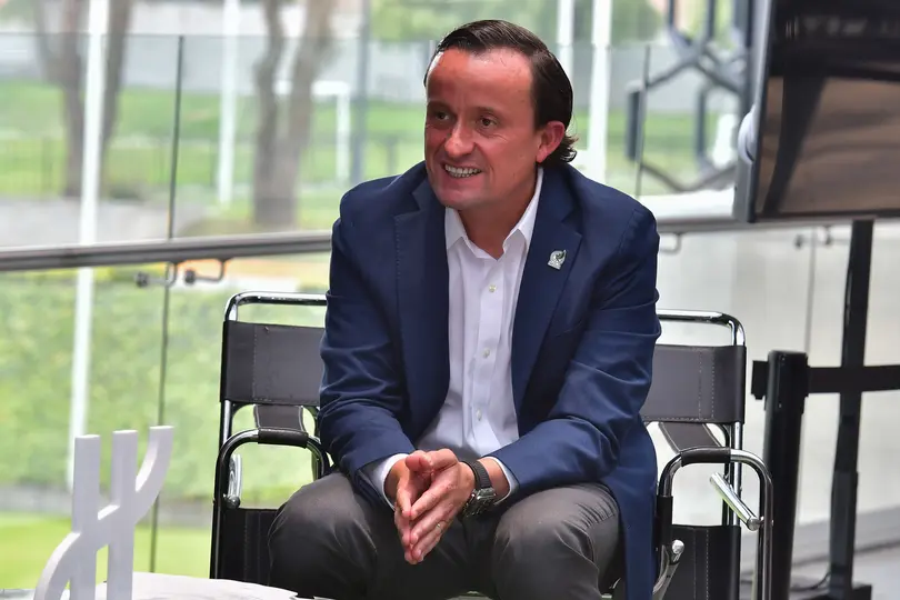 Mikel Arriola durante una entrevista | IMAGO 7
