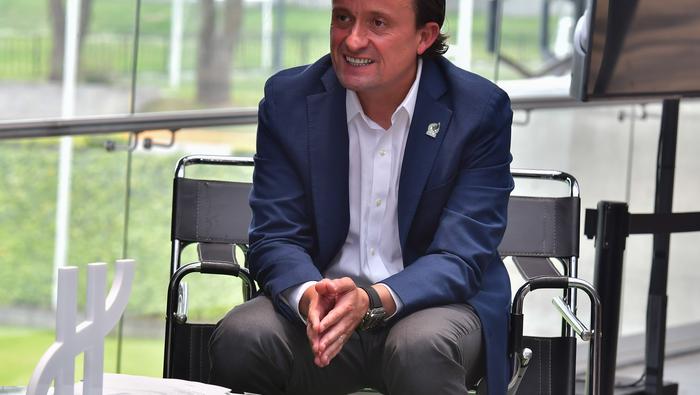 Mikel Arriola durante una entrevista | IMAGO 7