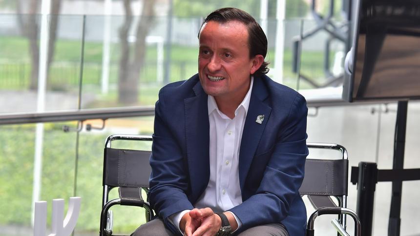 Mikel Arriola durante una entrevista | IMAGO 7