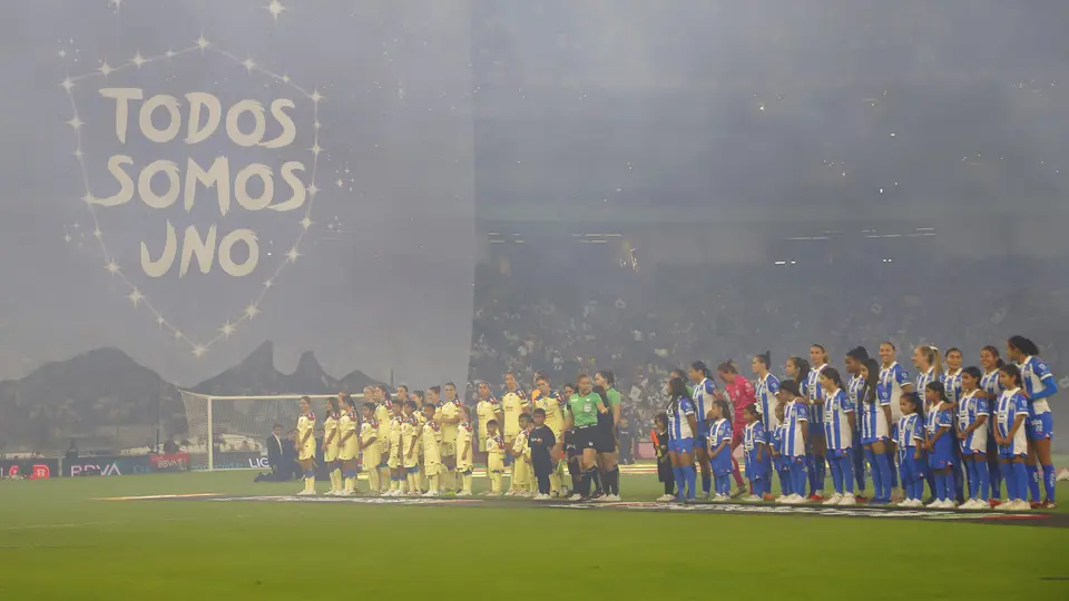 Jugadoras de América y Rayadas de Monterrey en la Final del Clausura 2024 de la Liga MX Femenil | IMAGO 7