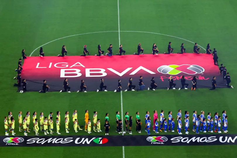 Jugadoras de América y Rayadas de Monterrey en la Final del Clausura 2024 de la Liga MX Femenil | IMAGO 7